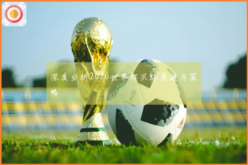 深度分析2026世界杯买球渠道与策略